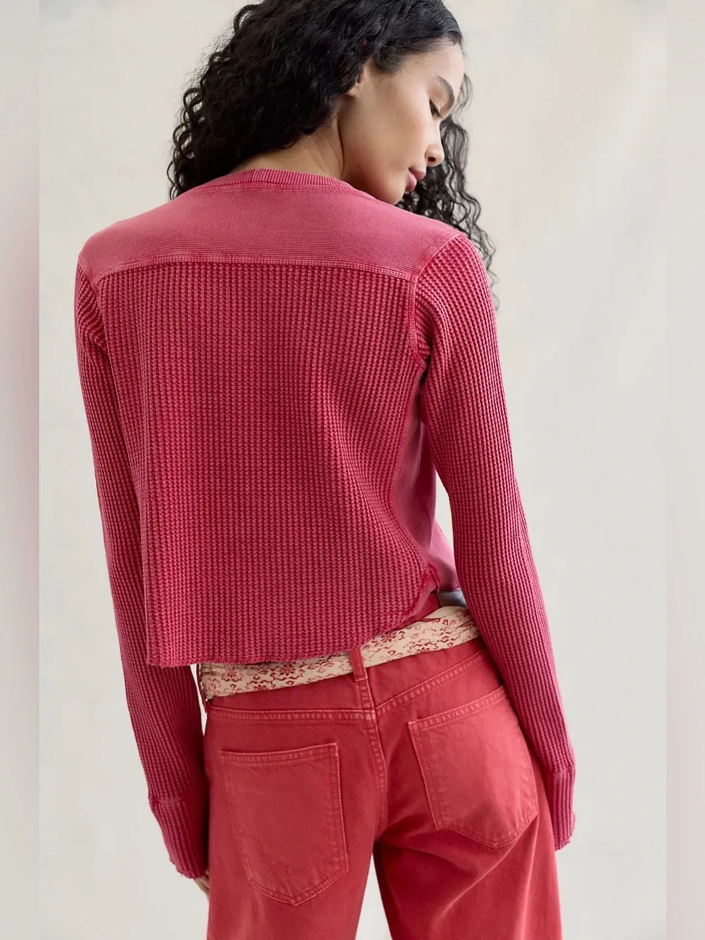 NWT! Free People FP One Baby Blake Thermal Sz XS